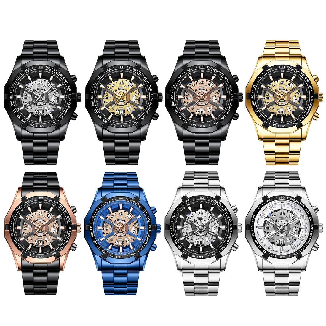 Waterproof Luminous Quartz Watch - Hollowed Design 30m 3
