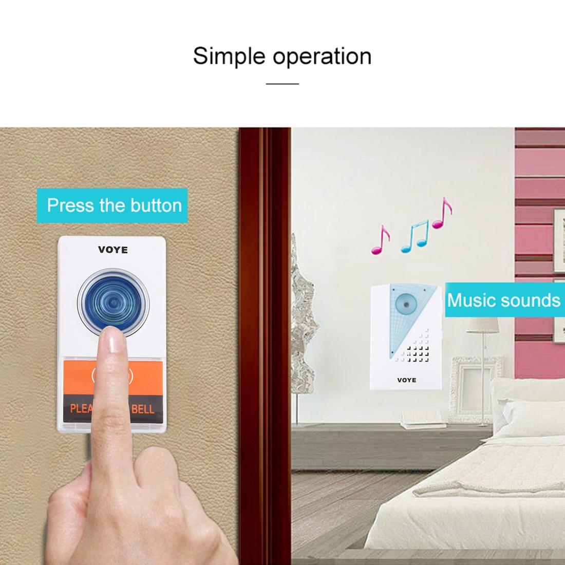 Wireless Doorbell With 38 Sounds And Remote Control With 38 Polyphony Sounds 11