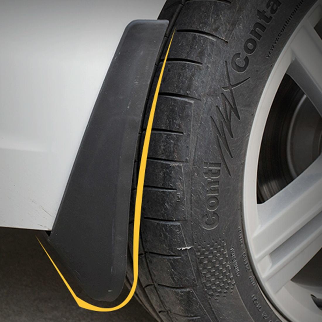 4 Pcs Car Auto Semi-Rigid Pvc Splash Flaps Fender Guard For Audi A3 Sedan 2014 9
