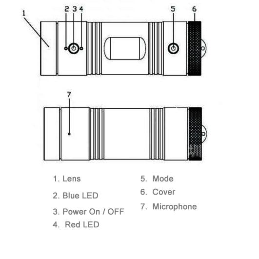 Full Hd 1080p Action Camera with 120 Degree Wide Angle Lens - Tf Card Support 11