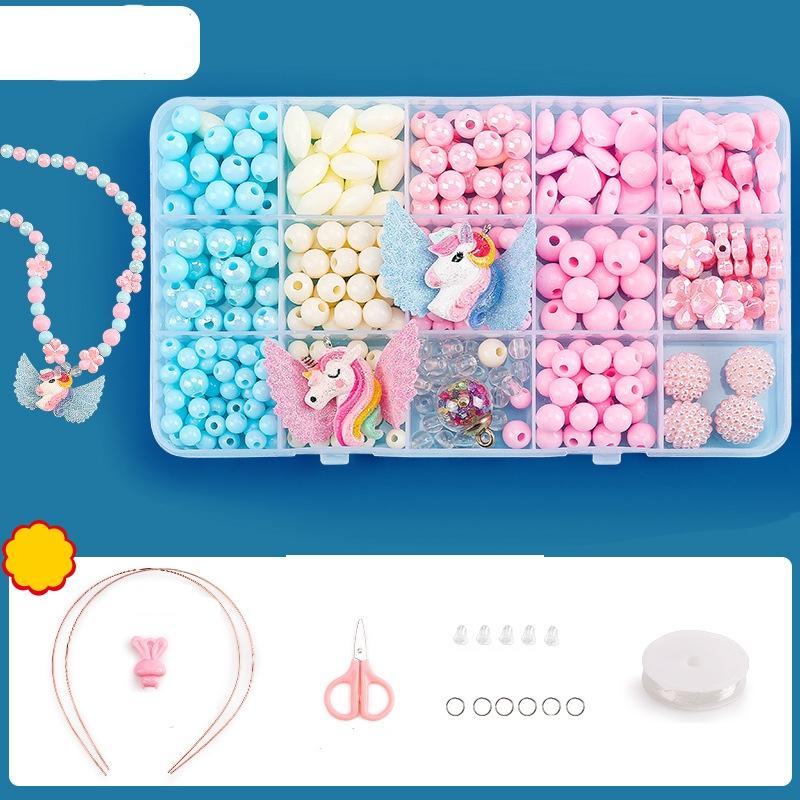 Diy Beaded Jewelry Set For Kids 15 Grids