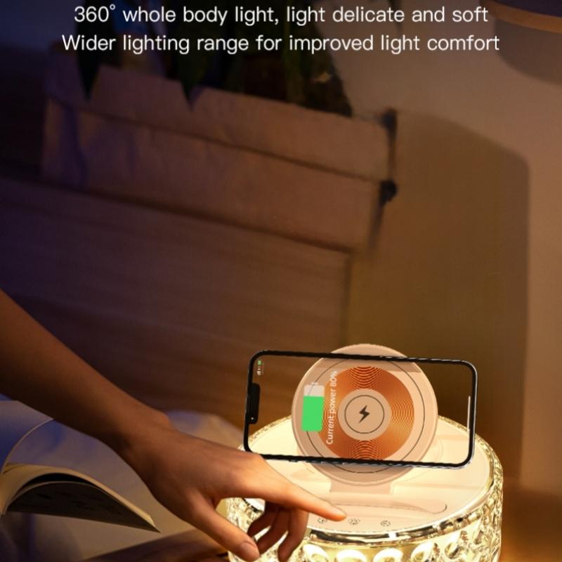 Wireless Charger Dock With Night Light 7