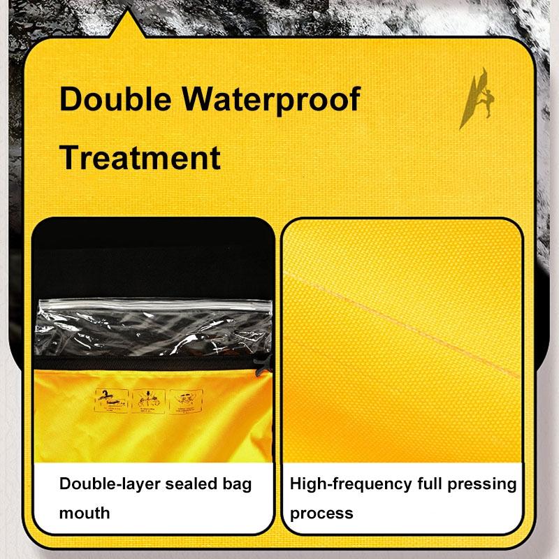 Waterproof Outdoor Stream Tracing Backpack Black 16L - Light Grey-16L 13