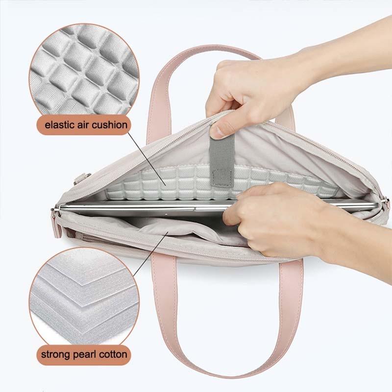 Ultra-thin Macbook Laptop Bag with Mouse Pad - Gray 13.3-14 Inches 5