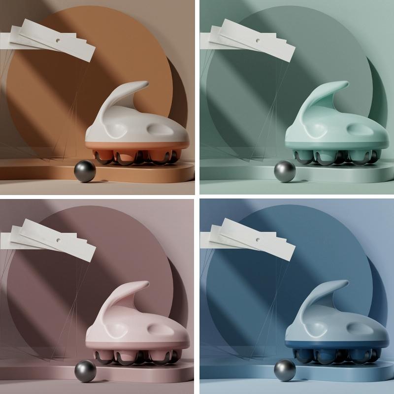 Relaxing Calf & Abdominal Massager Pink Meridian Ball 4