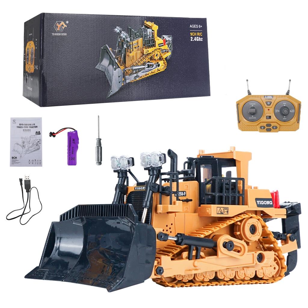 2.4g Rc 9-channel Heavy Bulldozer 1 24 Crawler - Multi-function 3