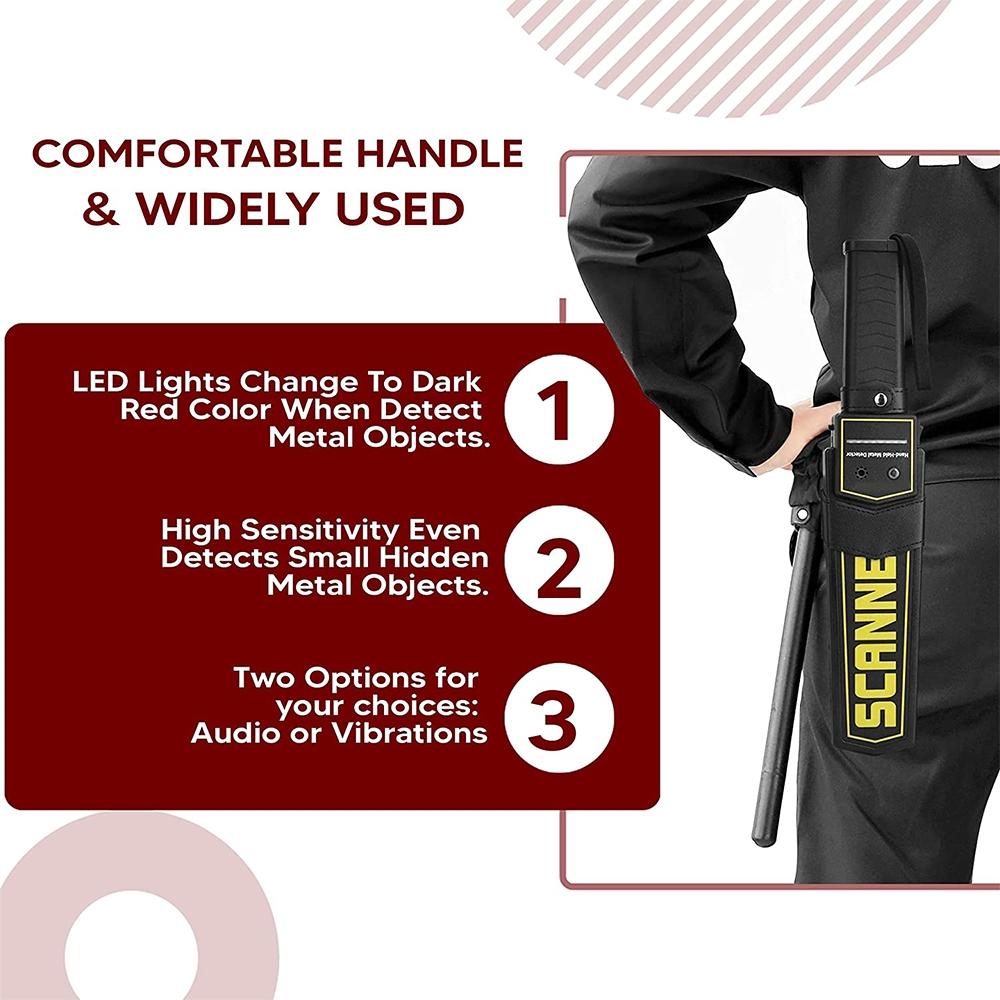 Hand-held Metal Detector - 60mm Detection Distance 7