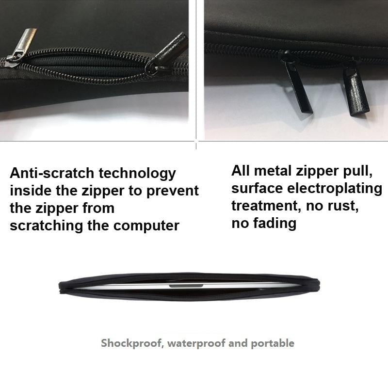 10 Inch Diving Material Laptop Sleeve with Elastic Band - Four Corners 5