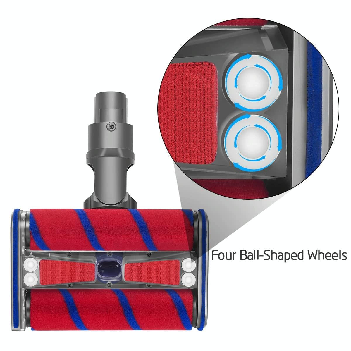Soft Velvet Double Roller Floor Brush for Dyson Vacuum Cleaners 5