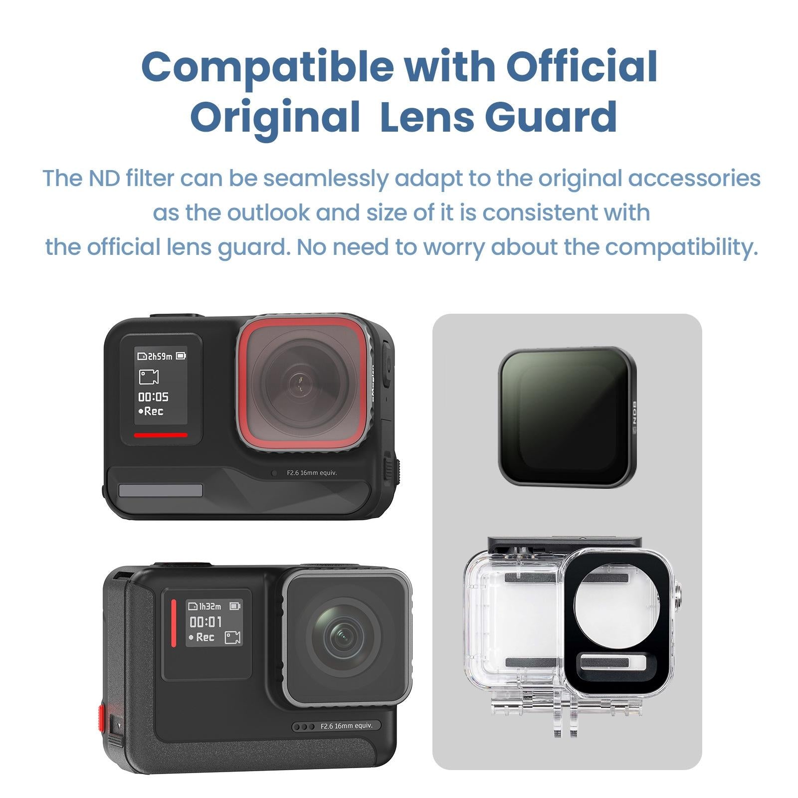 Waterproof Protective Goggles for Sports Camera - Magisn - For Insta360 Ace Cpl+Nd8+Nd16+Nd32 13