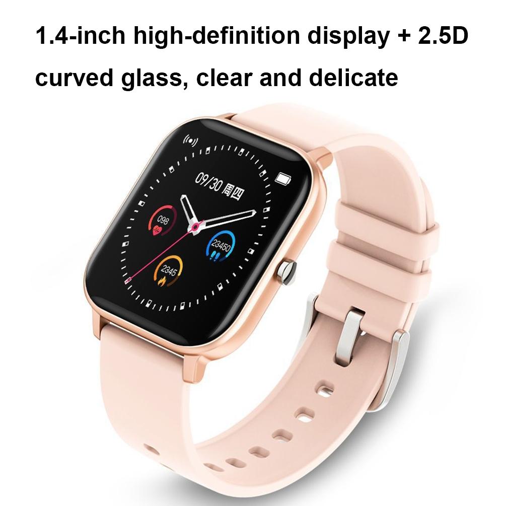 1.4 Inch Gold Steel Heart Rate Smart Watch 4