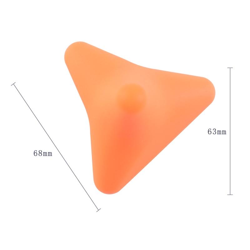 Quadratic Pink Silicone Thumb Massager For Muscle Relaxation And Fascia Massage 4