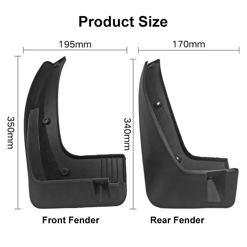 For Kia Kx5 Sportage 2016-2020 4Pcs / Set Car Auto Soft Plastic Splash Flaps Fender Guard 4