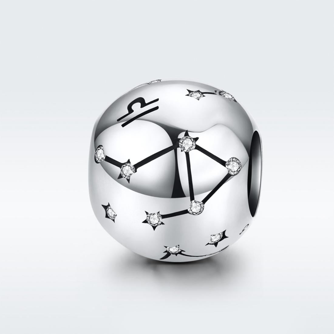 925 Sterling Silver Diy Zodiac Bracelet Beads Libra Style - Libra 3