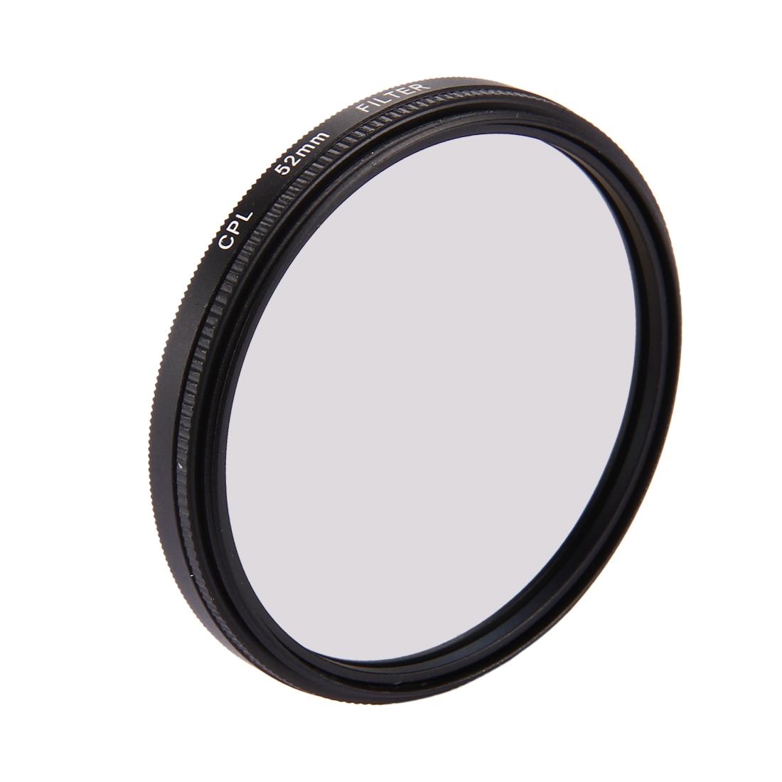 3-in-1 52mm Round Cpl Lens Filter for Gopro Hero7 with Cap 3