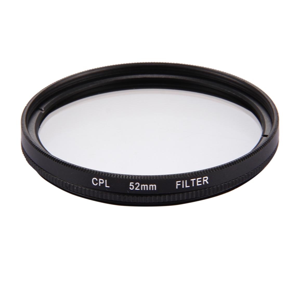 3-in-1 52mm Round Cpl Lens Filter for Gopro Hero7 with Cap 5