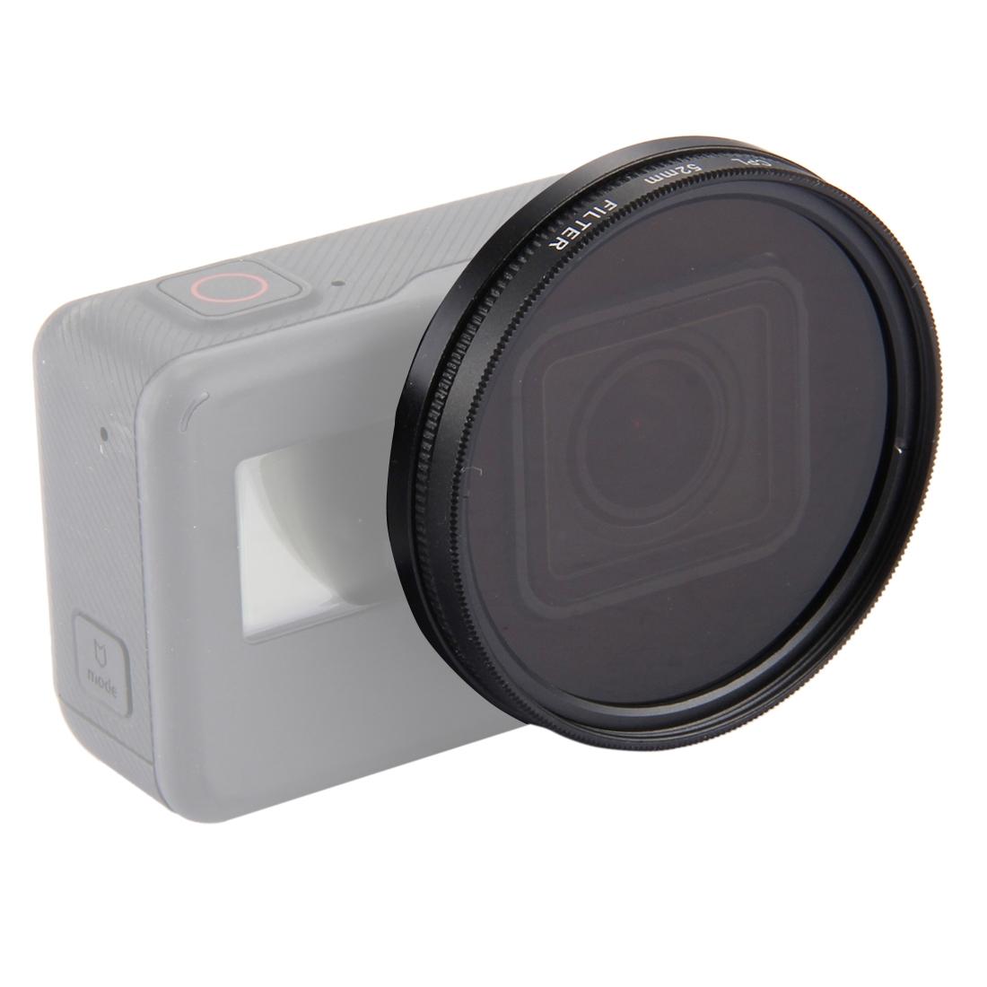 3-in-1 52mm Round Cpl Lens Filter for Gopro Hero7 with Cap 8