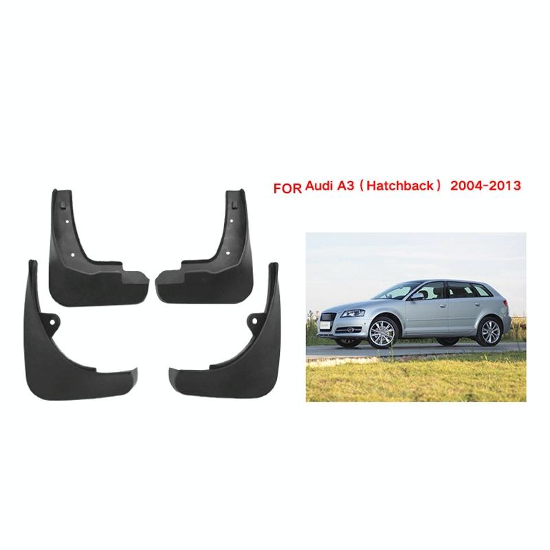 For Audi A3 2004-2013 4Pcs / Set Car Auto Soft Plastic Splash Flaps Fender Guard 3