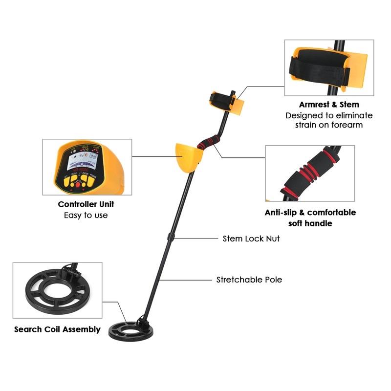 High Sensitivity Lcd Metal Detector - Md9020c 6
