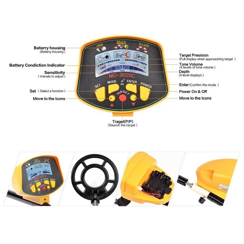 High Sensitivity Lcd Metal Detector - Md9020c 8