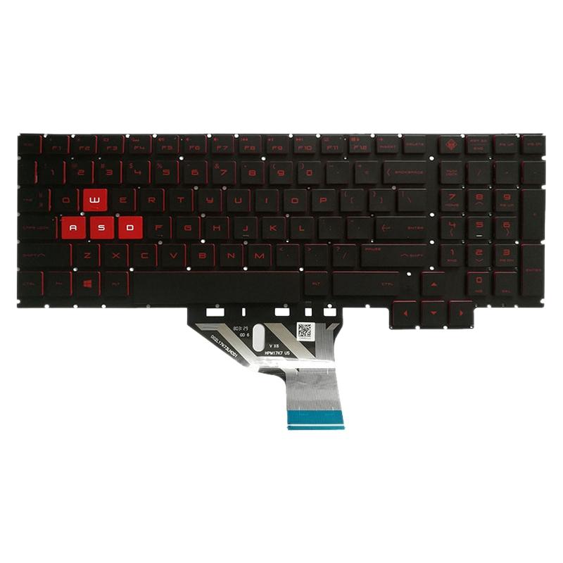 Backlit us Keyboard for Hp Omen 15-ce Series 3