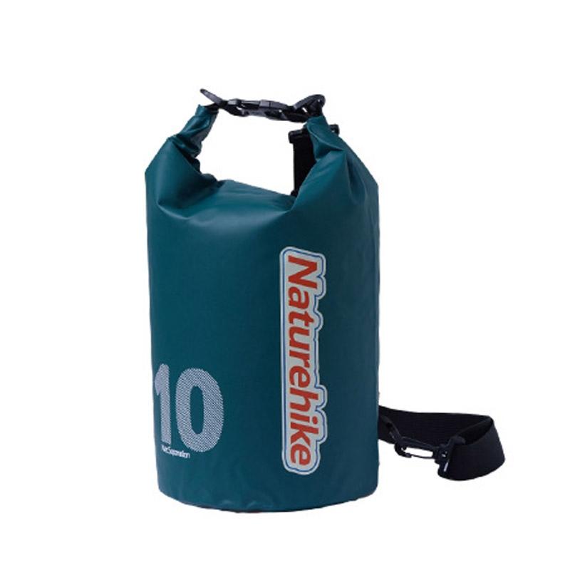 Waterproof Rafting Bag Dry Wet Separate Shoulder Pack For Outdoor Swimming 10L Green - 10L Green