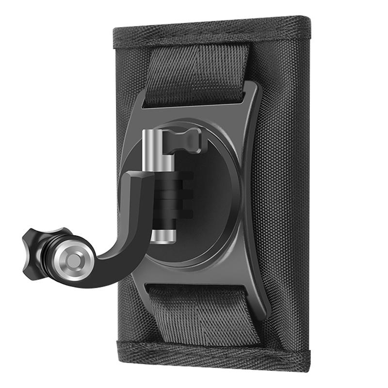 Backpack Mount for Gopro and Other Action Cameras - Hook and Loop Fastener 3