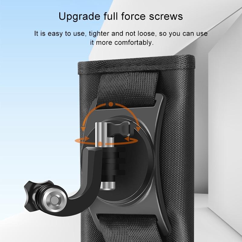 Backpack Mount for Gopro and Other Action Cameras - Hook and Loop Fastener 7