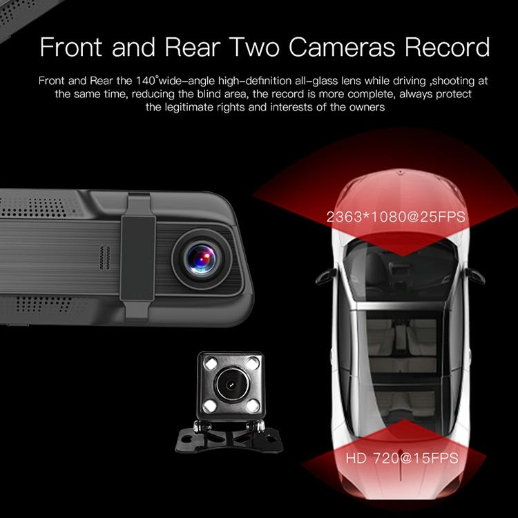 5.5 Ips Touch Screen Car Dvr - Ultra Hd 1080p 3