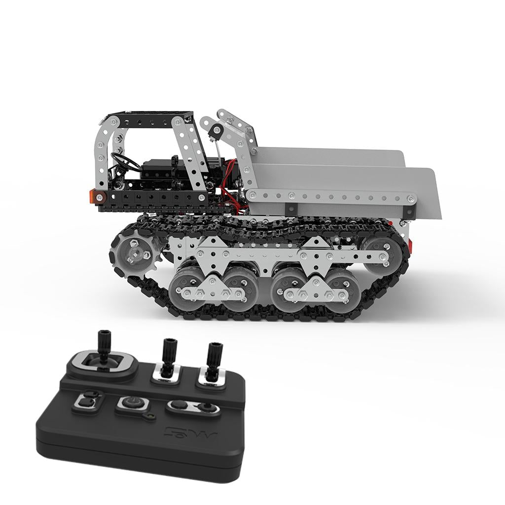 10-ch Remote Control Dump Truck Toy Diy Stainless Steel 2.4g Wireless 3
