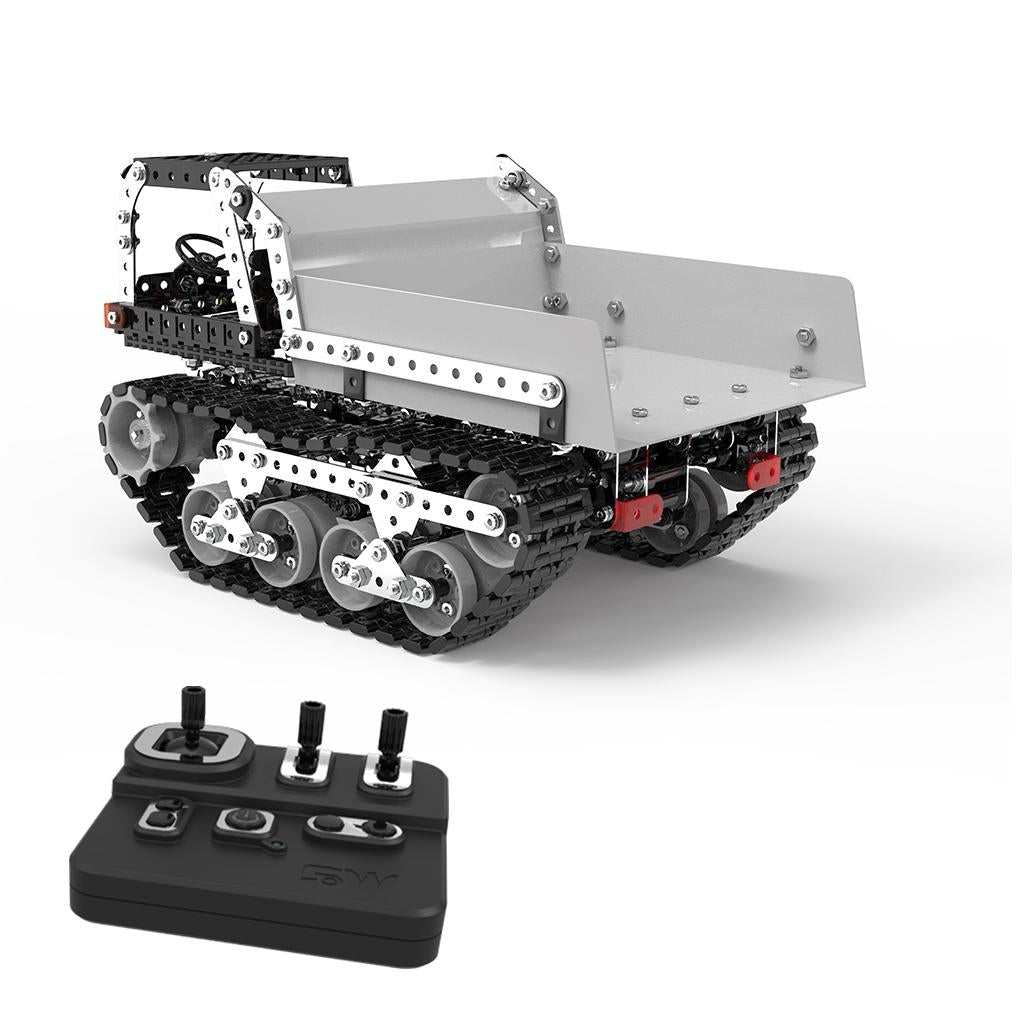 10-ch Remote Control Dump Truck Toy Diy Stainless Steel 2.4g Wireless 4