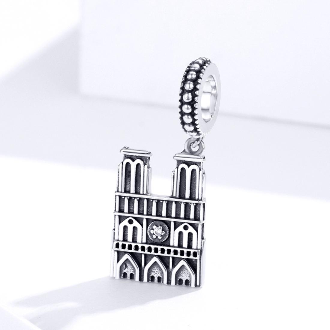 925 Sterling Silver Parisian Charm Bracelet & Necklace Set 3