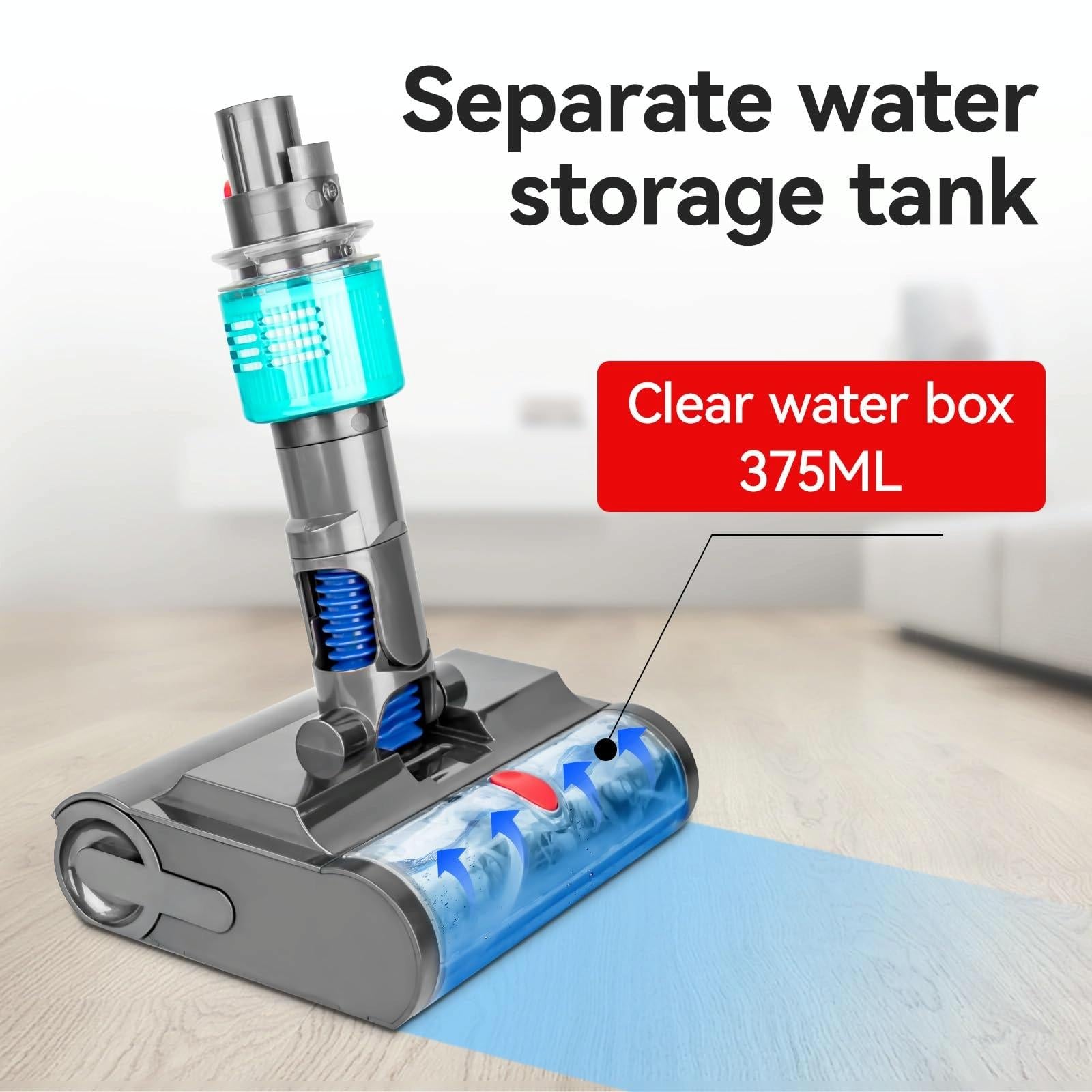 Versatile Wet / Dry Mopping Head for Dyson Vacuums 4