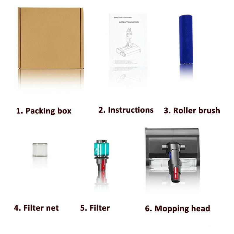 Versatile Wet / Dry Mopping Head for Dyson Vacuums 9