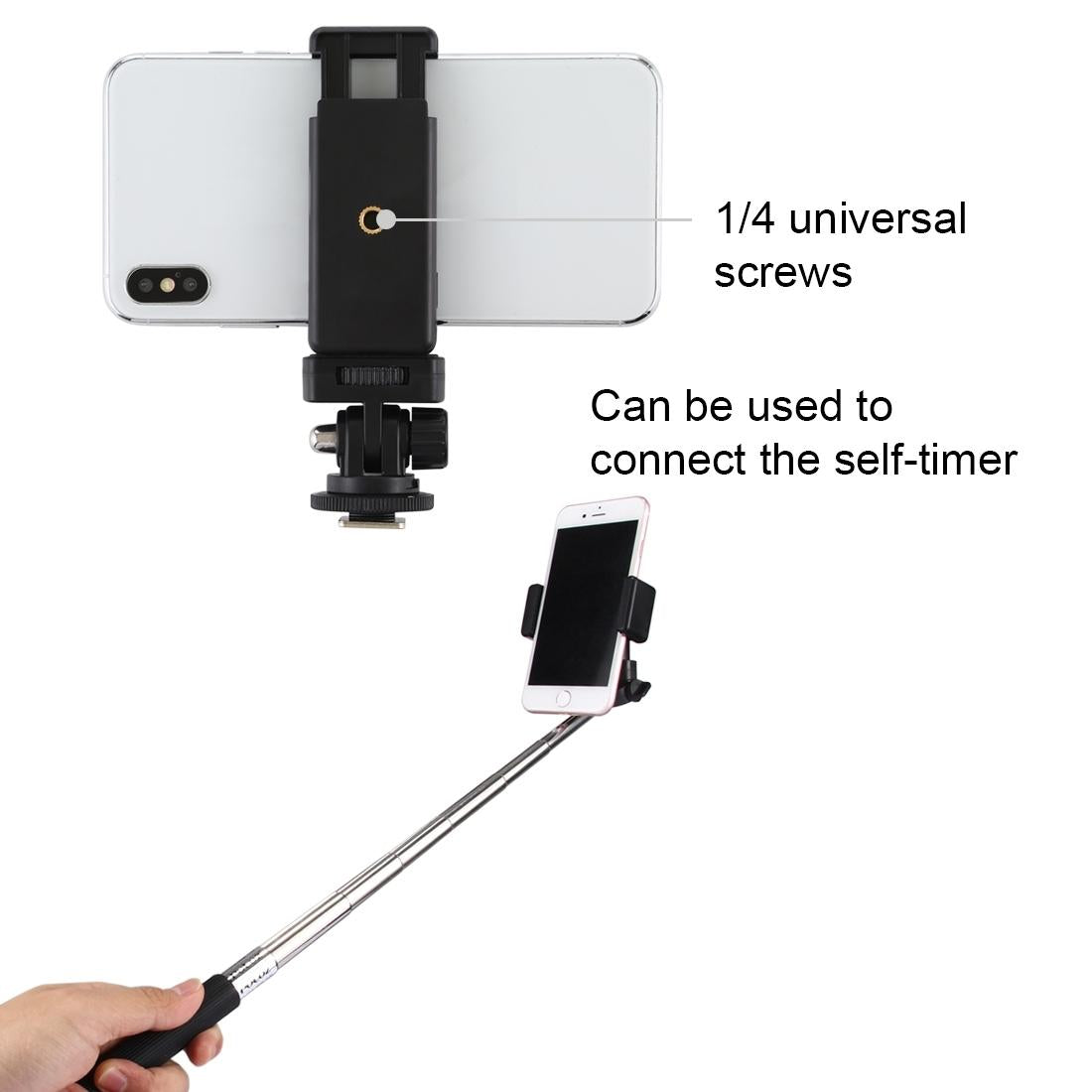 Cold Shoe Tripod with 1 / 4 Screw Thread 6