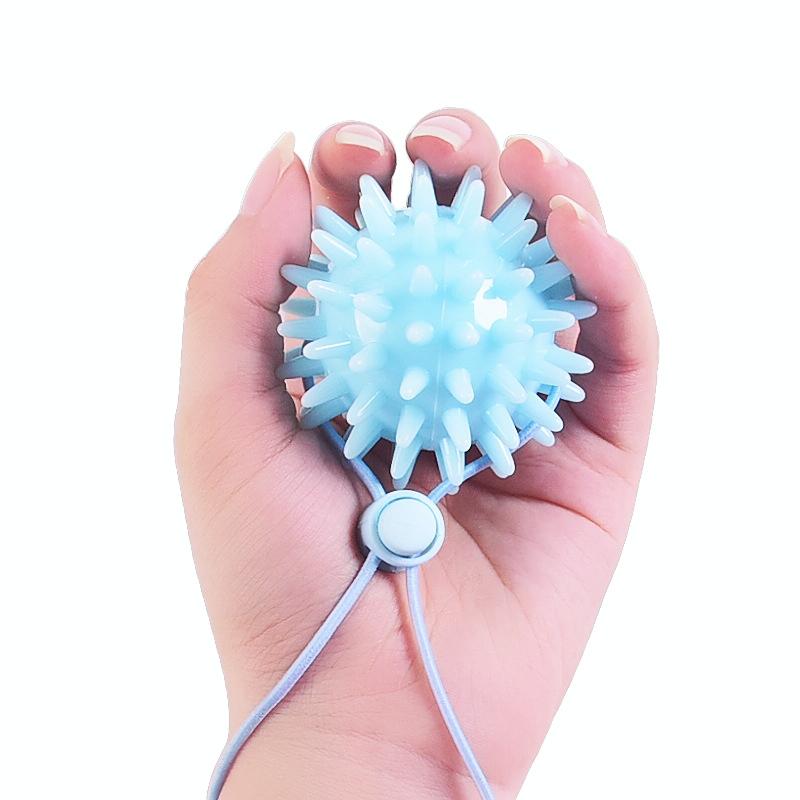 6Cm Tpr Grip Ball For Stroke Recovery & Massage Light Blue