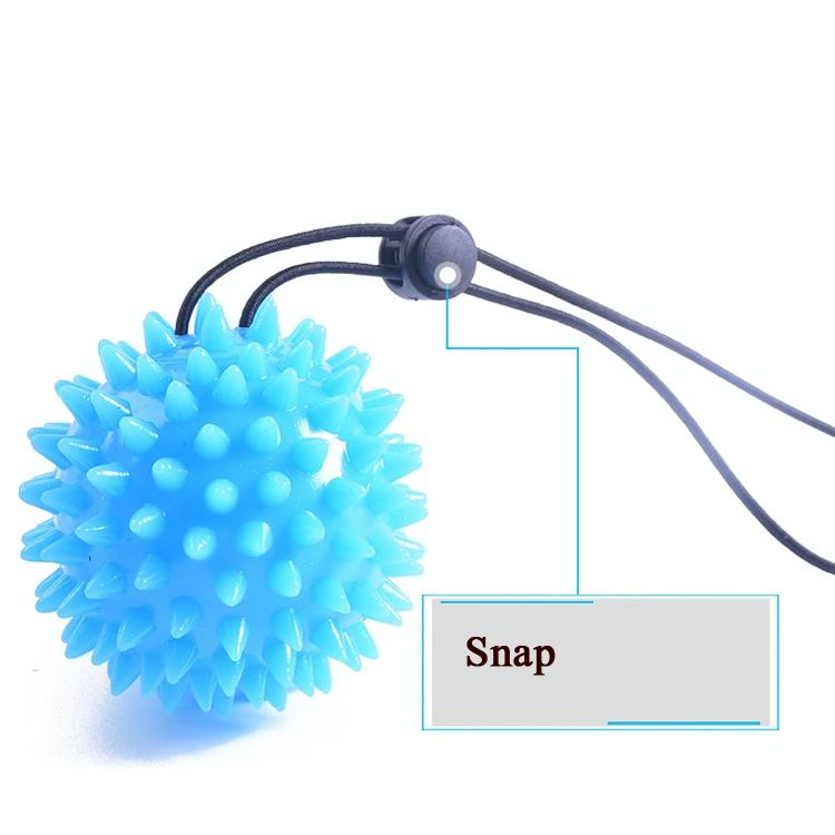 6Cm Tpr Grip Ball For Stroke Recovery & Massage Light Blue 4