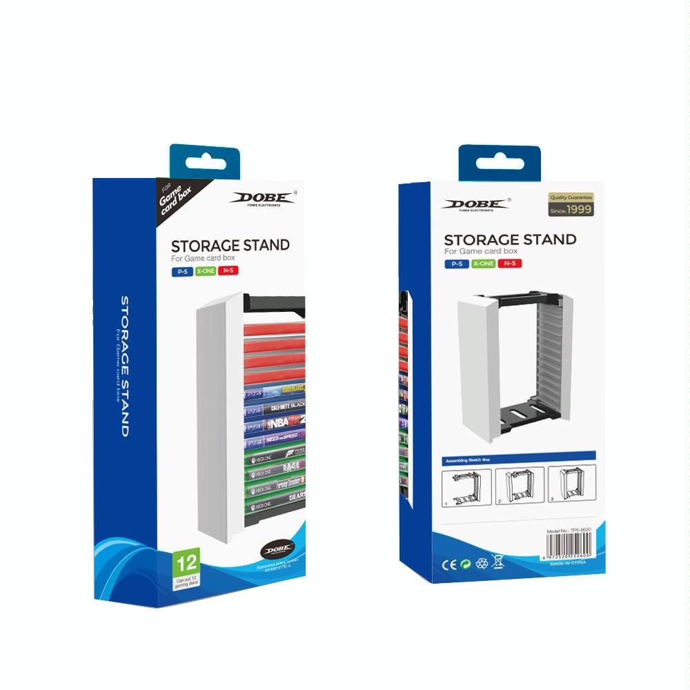 12-cd Double-layer Storage Rack for Ps5 Console Games 6