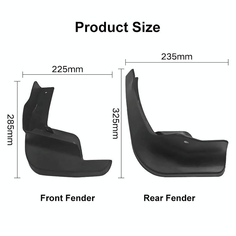 For Nissan Qashqai 2015-2021 4Pcs / Set Car Auto Soft Plastic Splash Flaps Fender Guard 4