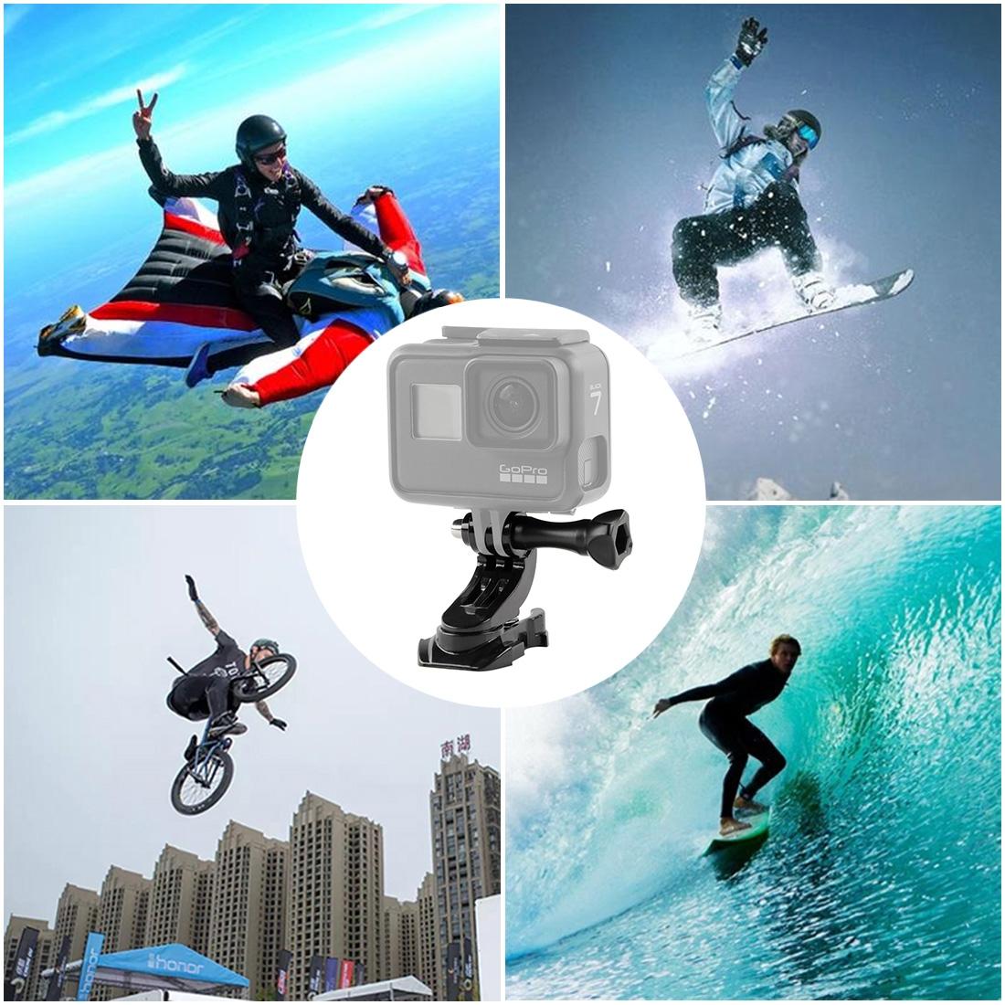 360 Rotating J-type Base for Action Cameras 9