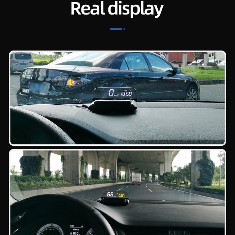 Car Obd2 Hud Display L3 Digital Head Up Screen 7