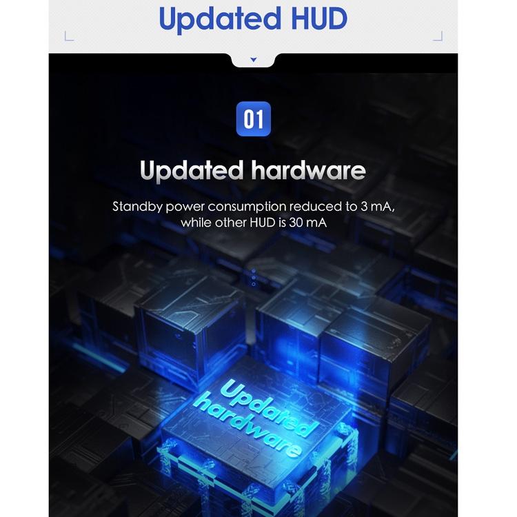 Car Obd2 Hud Display L3 Digital Head Up Screen 9