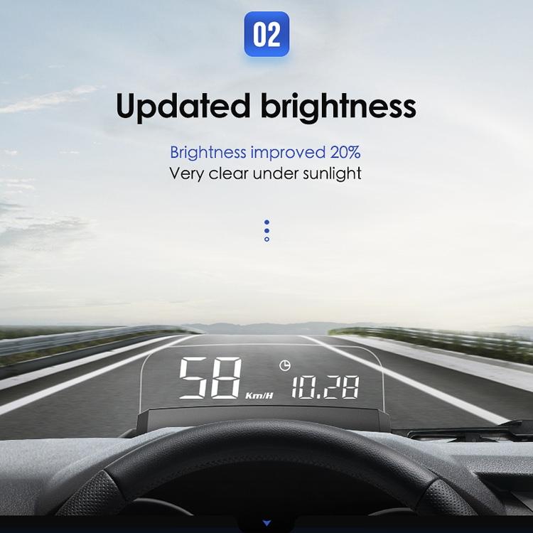 Car Obd2 Hud Display L3 Digital Head Up Screen 10