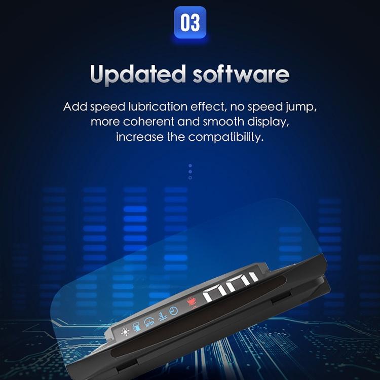 Car Obd2 Hud Display L3 Digital Head Up Screen 11