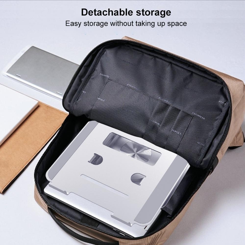 Adjustable Laptop Stand - Portable Aluminum 360 Degree Rotation 7