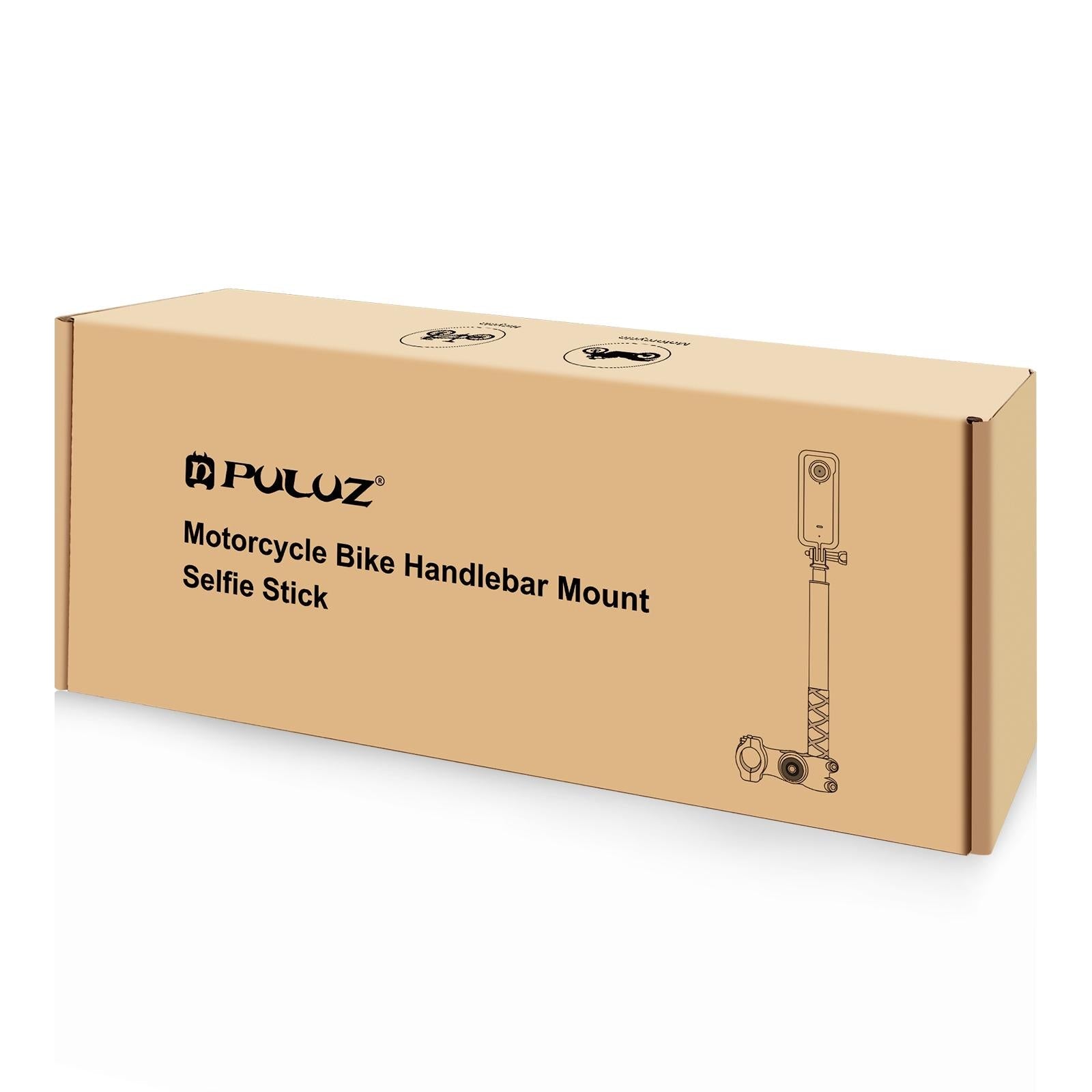 Handlebar Mount Camera Bracket with Monopod Stand for Bikes 3