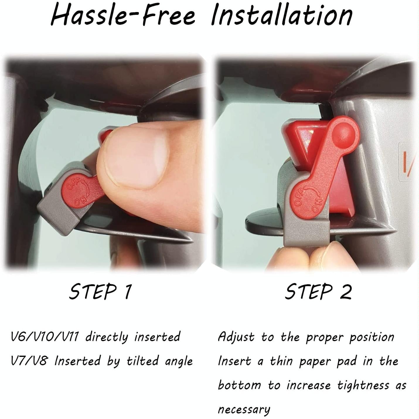 2-pack Trigger Lock for Dyson V6-v11 Power Buttons 6