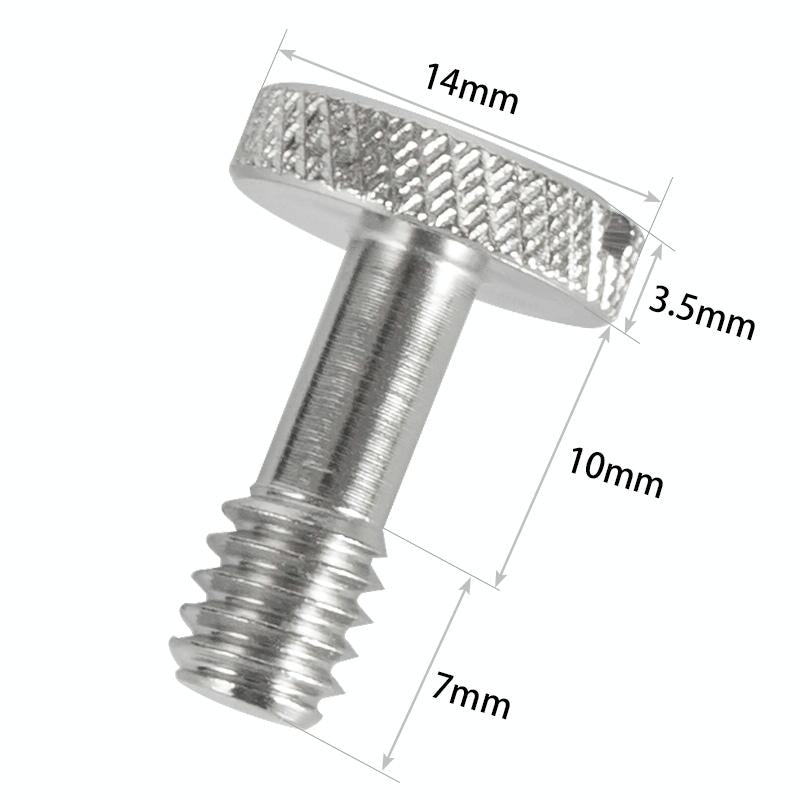 2-Pack 1 / 4 Female Thread Camera Mount Screws 6