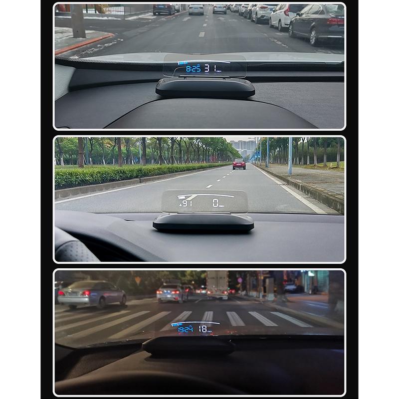 4 Inch Obd Mode Hud Head Up Display For Car Engine Failure Water Temperature Voltage Alarms 5