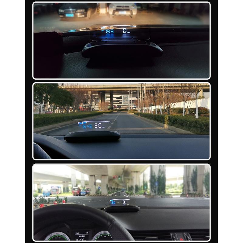 4 Inch Obd Mode Hud Head Up Display For Car Engine Failure Water Temperature Voltage Alarms 6